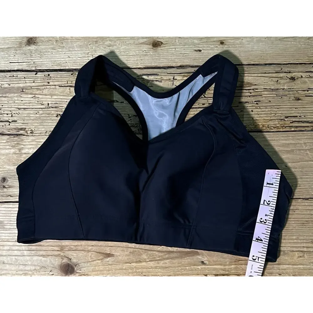 Syrokan Women’s Size 38D Black Sports Bra
